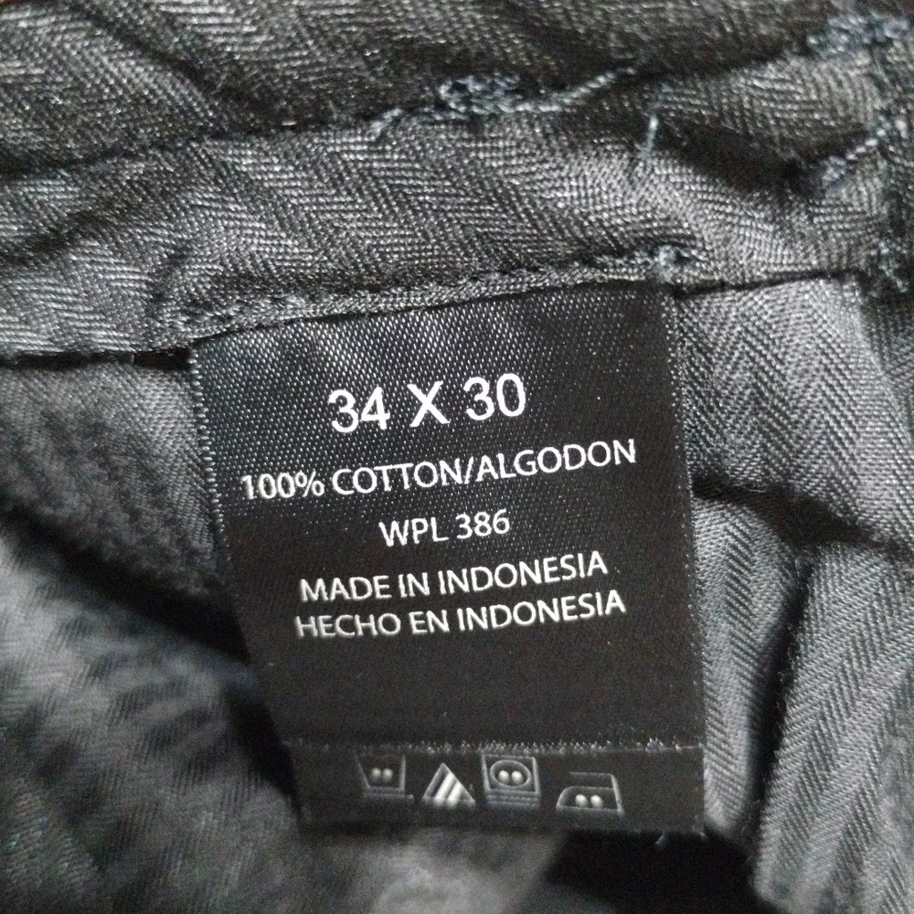 Men's Black Corduroy Pants (34X30)